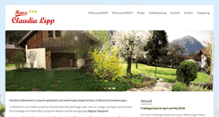 Desktop Screenshot of claudia-lipp.de