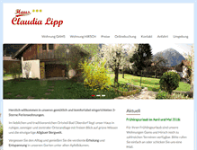 Tablet Screenshot of claudia-lipp.de